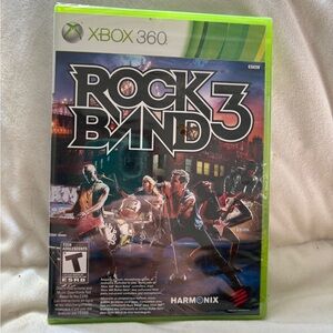 XBOX 360 rock band 3 360 RARE FACTORY SEALED